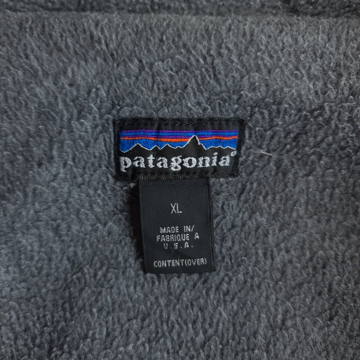 Vintage 90s Patagonia Synchilla Fleece Lined Bomber Jacket