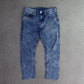 Y2K True Religion Geno Relaxed Slim Acid Wash Jeans