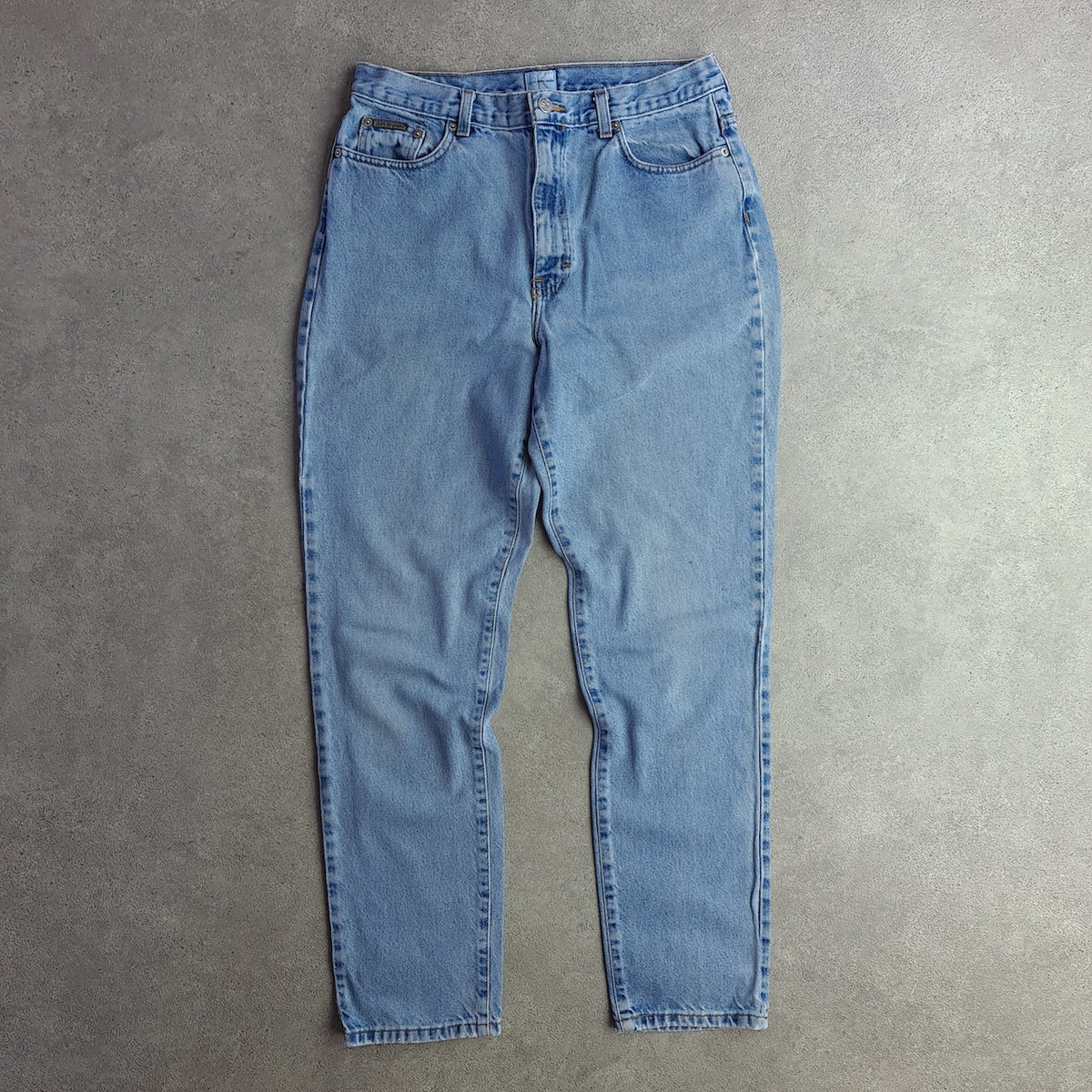 Vintage 90s Calvin Klein Light Wash High Wai Straight Leg Jeans