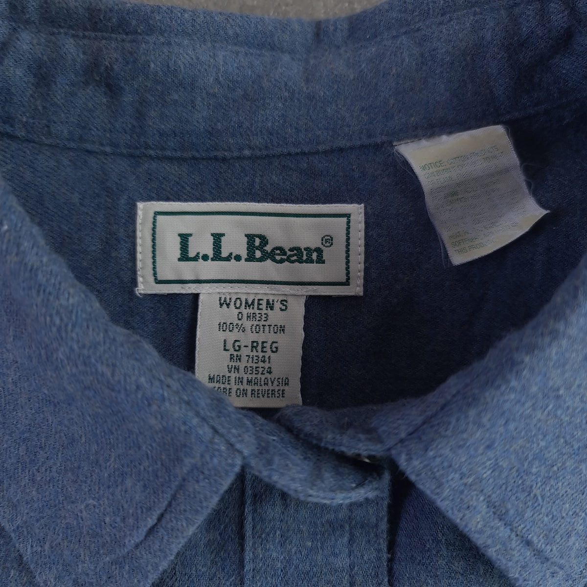 Vintage LL Bean Cotton Twill Shirt