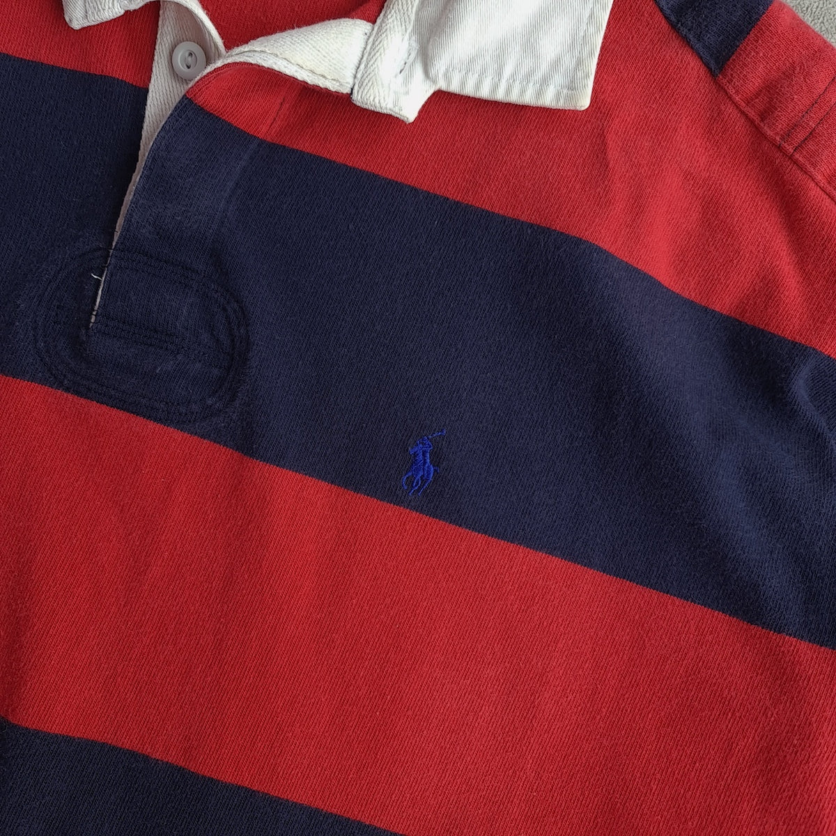 Vintage Ralph Lauren Polo Long Sleeve Striped Rugby Shirt