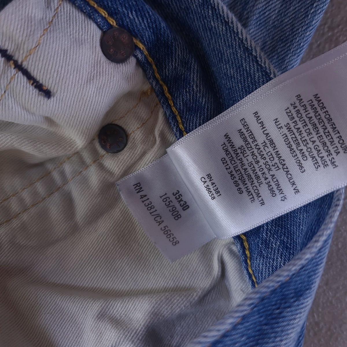 Polo Ralph Lauren Classic Fit Distressed Camo Jeans