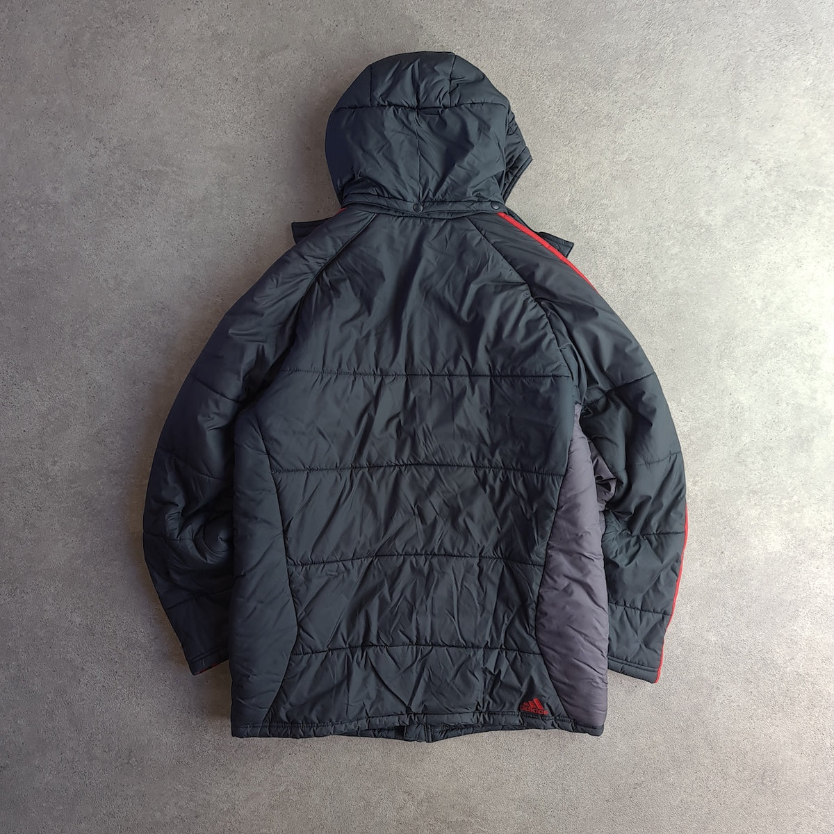Y2K Adidas AC Milan UEFA Champions League Padded Jacket