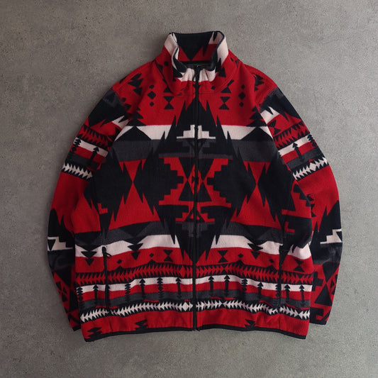 Ralph Lauren Active Aztec Patterned Fleece Jacket
