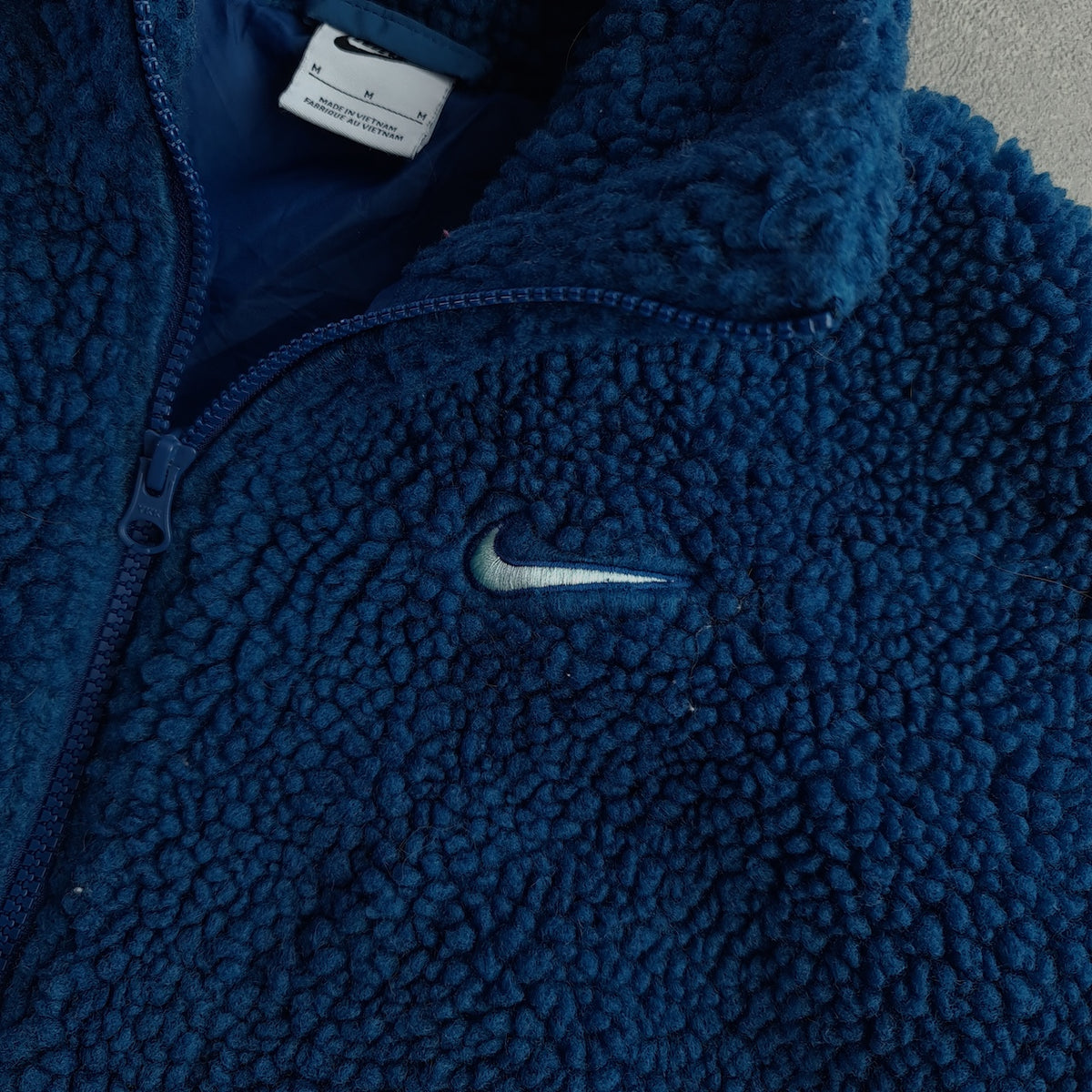 Nike Swoosh Plush Sherpa Fleece Jacket