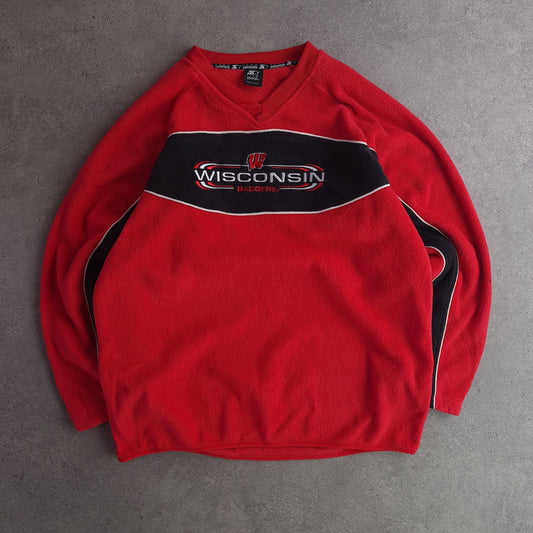 Vintage Starter Wisconsin Badgers Fleece Sweatshirt