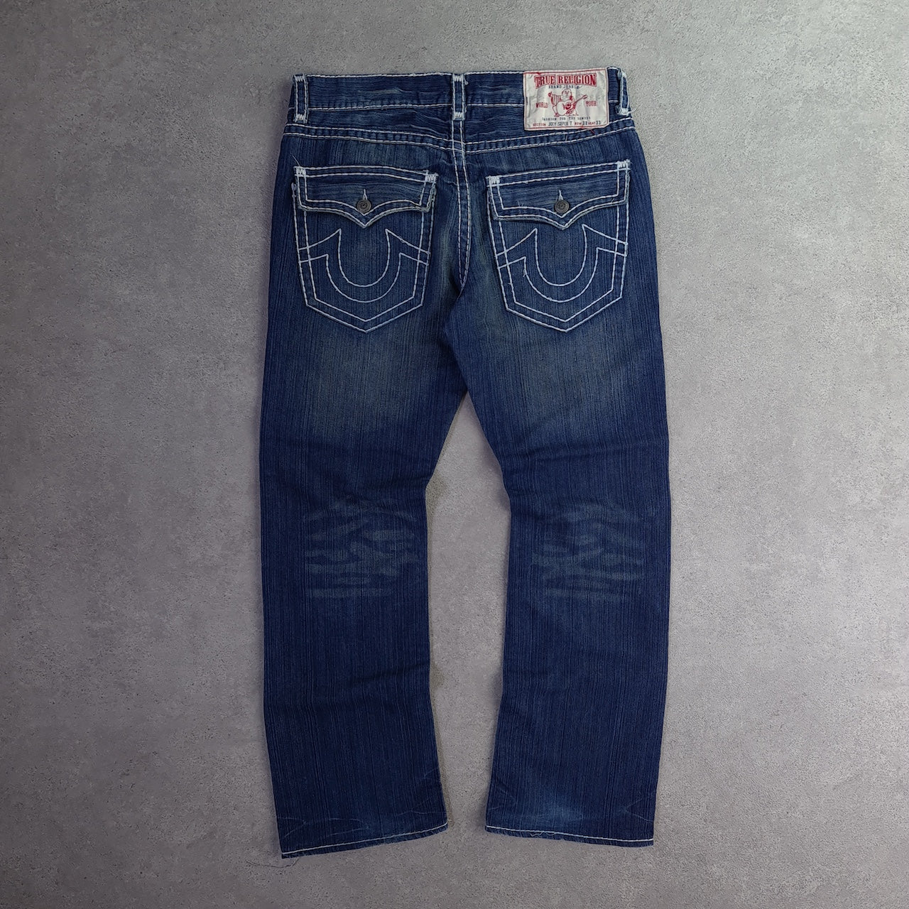 Y2K True Religion Joey Super T Twist Flare Jeans