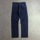 Y2K Evisu Face Print Button Fly Jeans