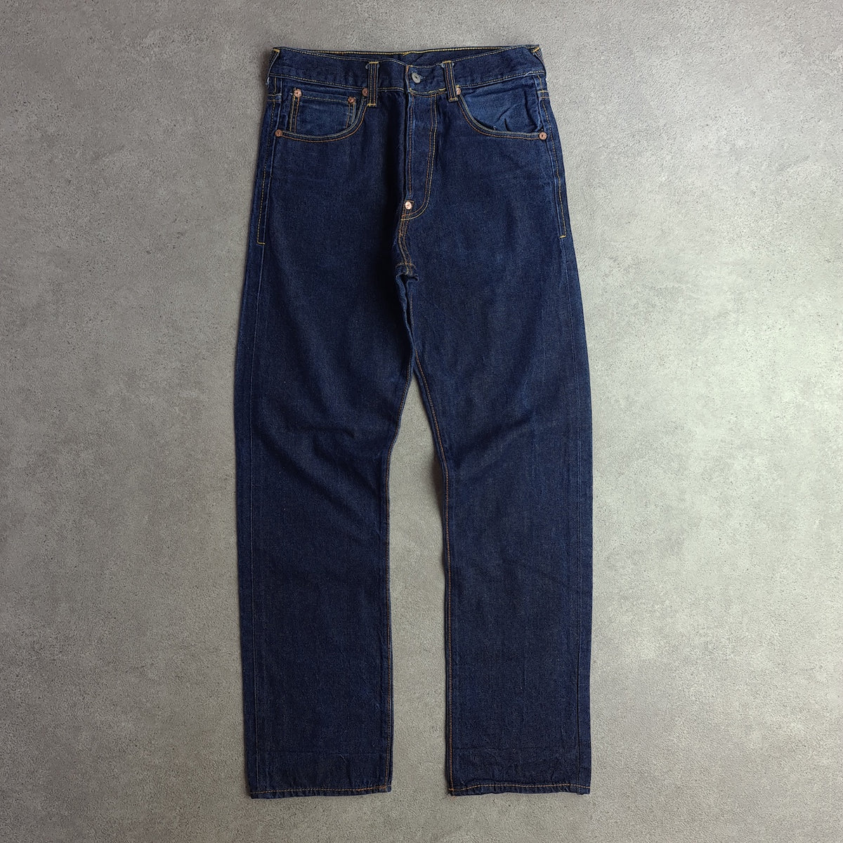 Y2K Evisu Face Print Button Fly Jeans