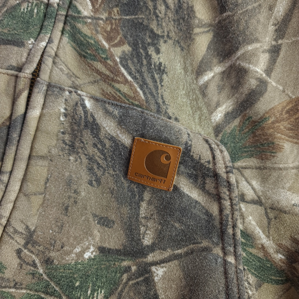 Y2K Carhartt K289 Realtree AP WorkCamo Full Zip Hoodie