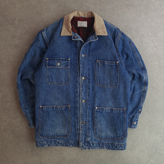 Ralph Lauren Polo Blanket Lined Denim Chore Jacket