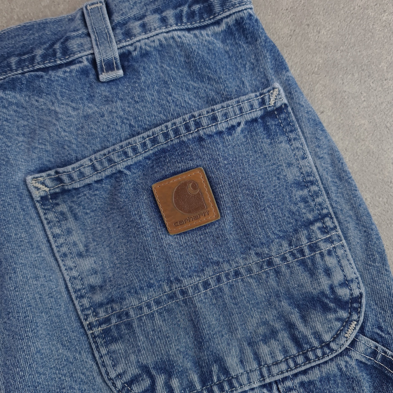 Carhartt B13 DST Light Wash Loose Fit Carpenter Jeans