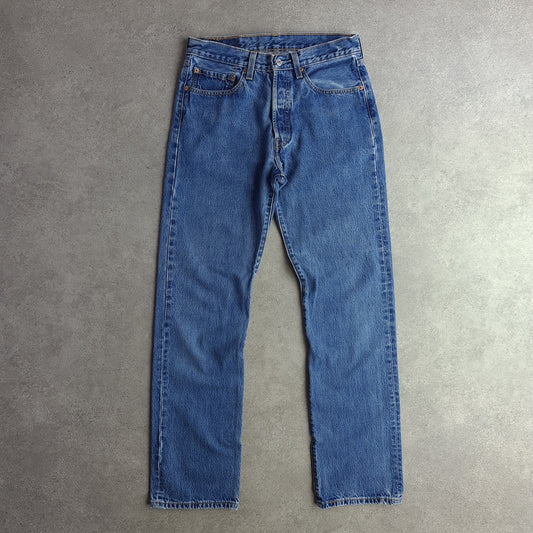 Y2K Levi's 501 Dark Stonewash Jeans