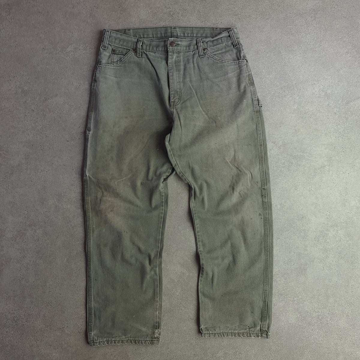 Dickies Distressed Duck Canvas Carpenter Pants
