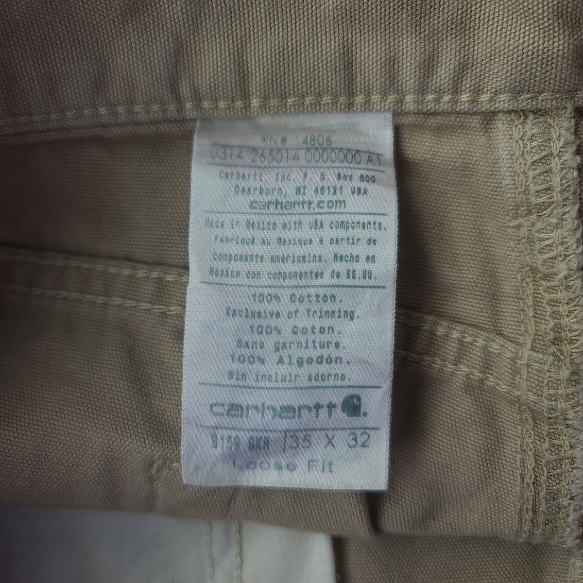 Carhartt Loose Fit Carpenter Pants