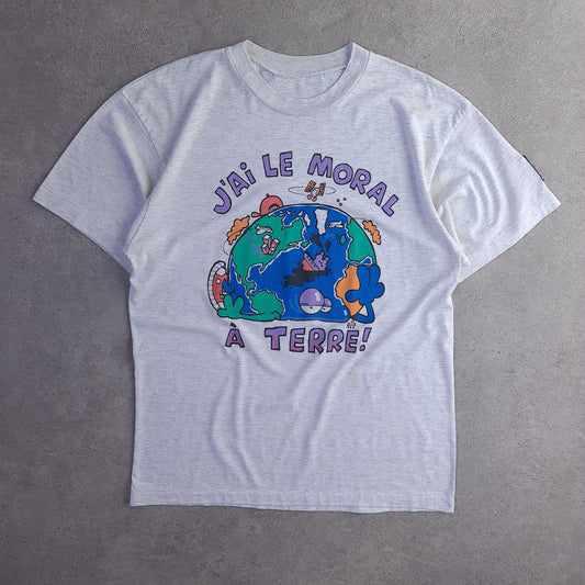 Vintage 90s J'ai Moral A Tere Single Stitch T-Shirt