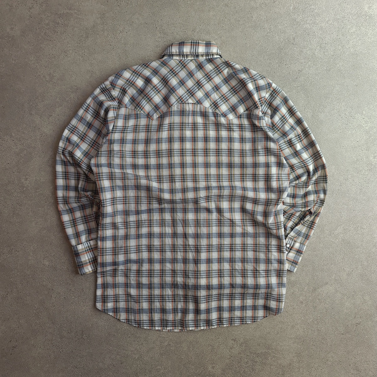 Vintage 70s Levi's Plaid Pearl Snap Western Shirt