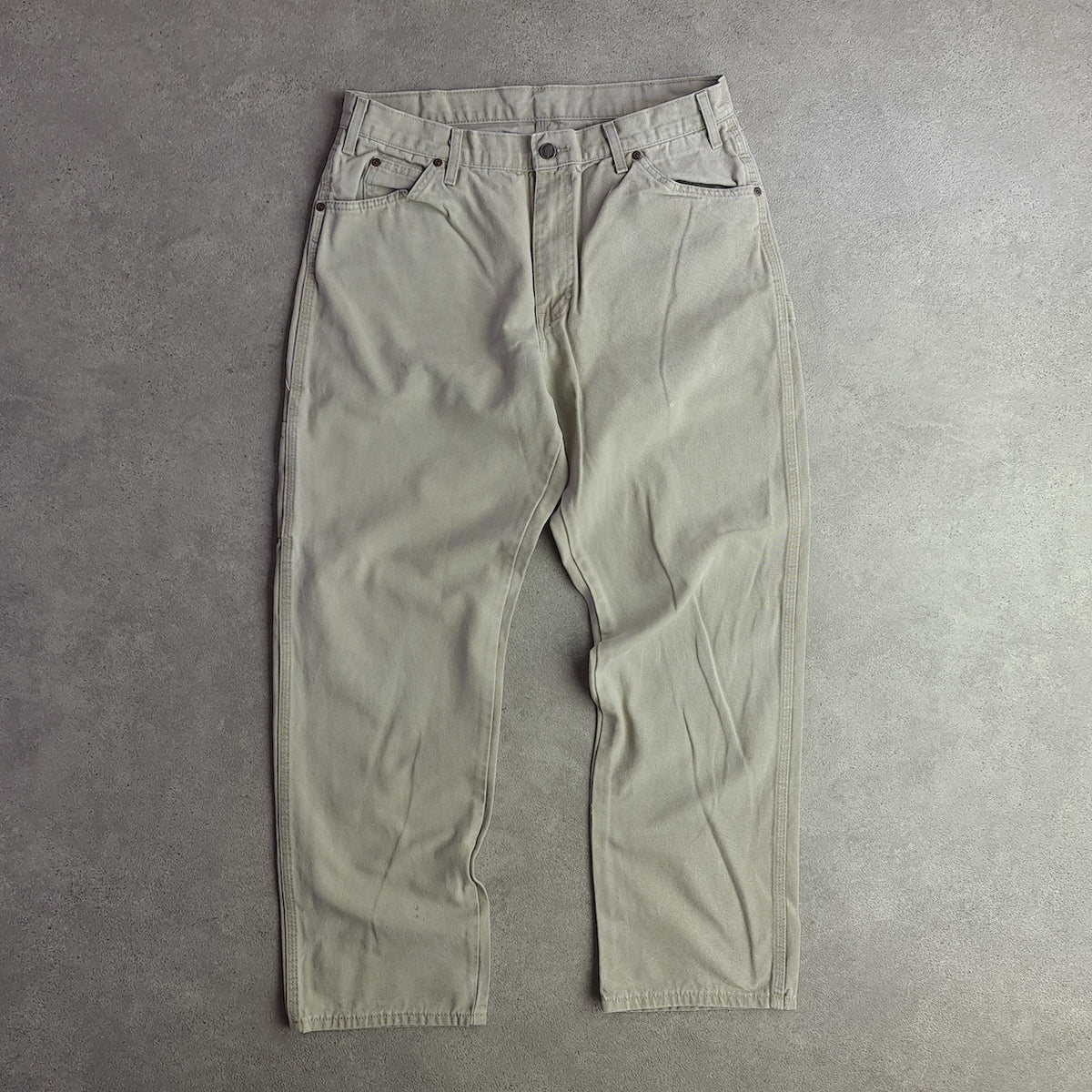 Dickies Distressed Duck Canvas Carpenter Pants