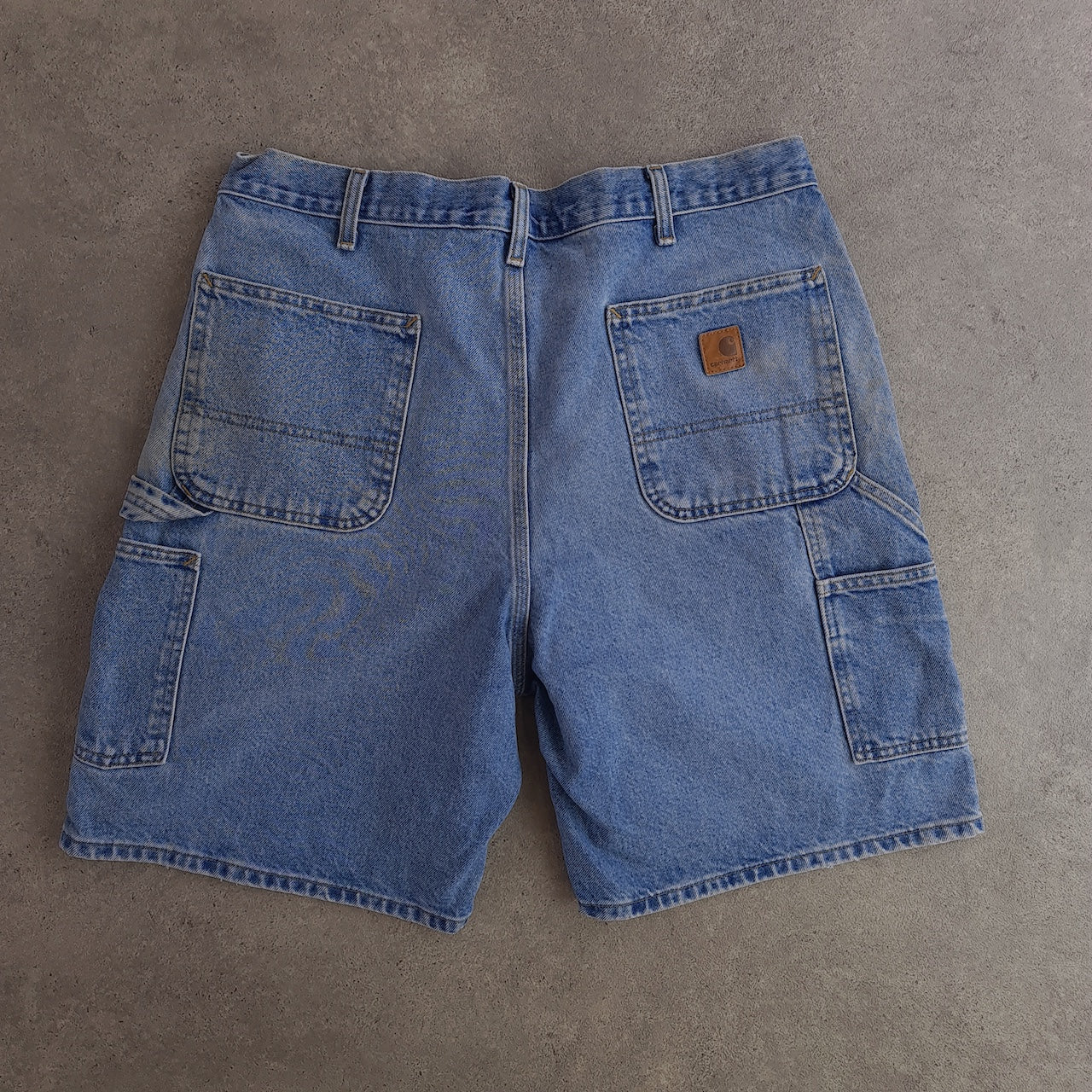 Carhartt B29 STW Denim Carpenter Shorts Jorts