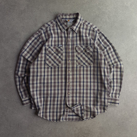Vintage Carhartt Plaid Flannel Shirt