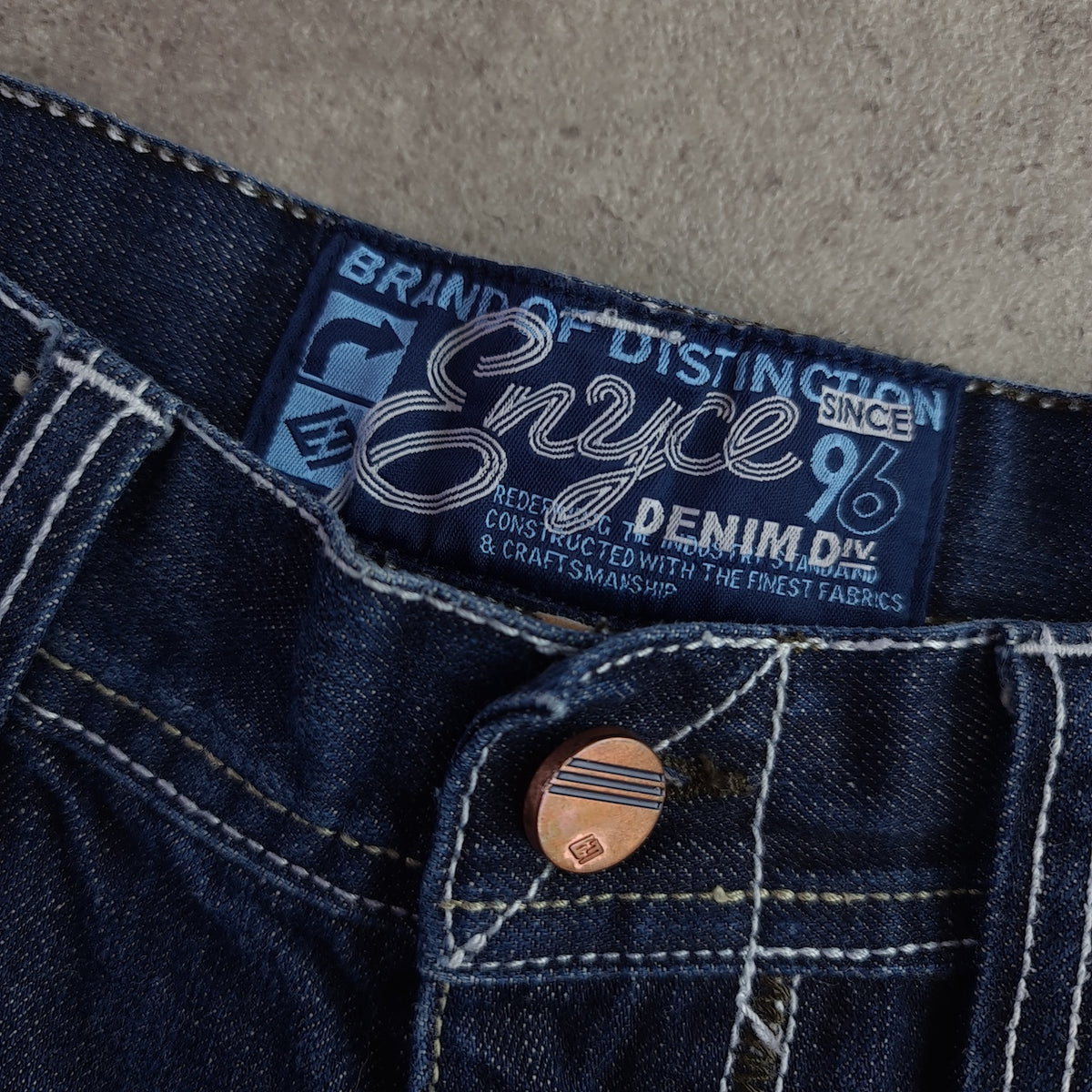 Vintage Y2K Enyce Baggy Embroidered Denim Jorts