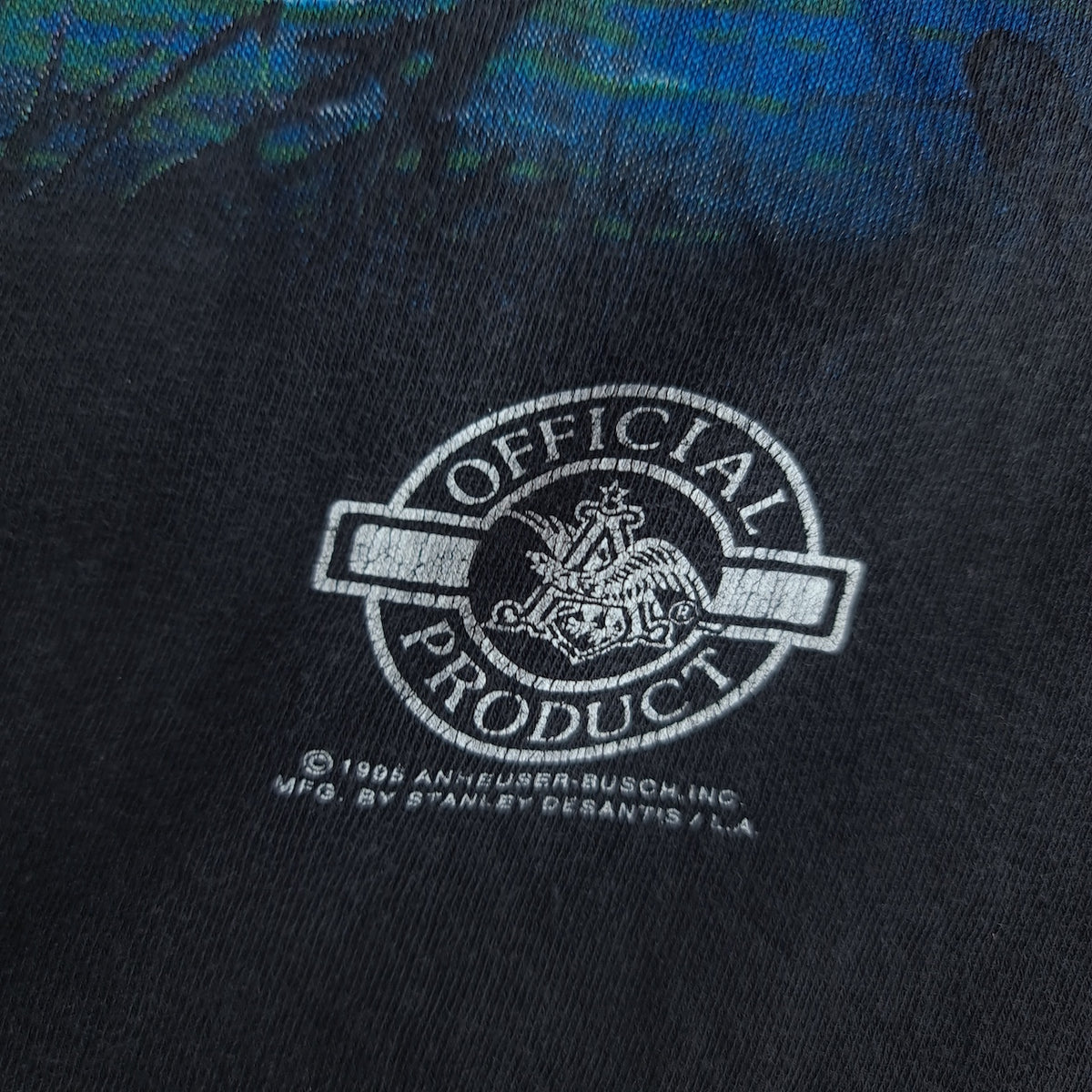 Vintage 1995 Budweiser Stanley Desantis Frog T-Shirt