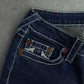 Y2K True Religion Rainbow Gina Low Rise Kick Flare Jeans