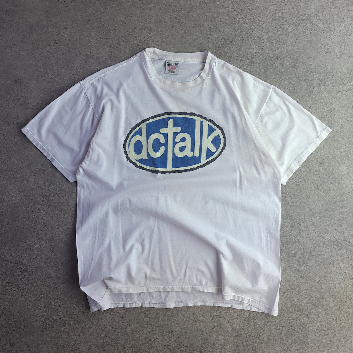 Vintage 90s DC Talk Free At Last Tour 1994 Back Print T-Shirt