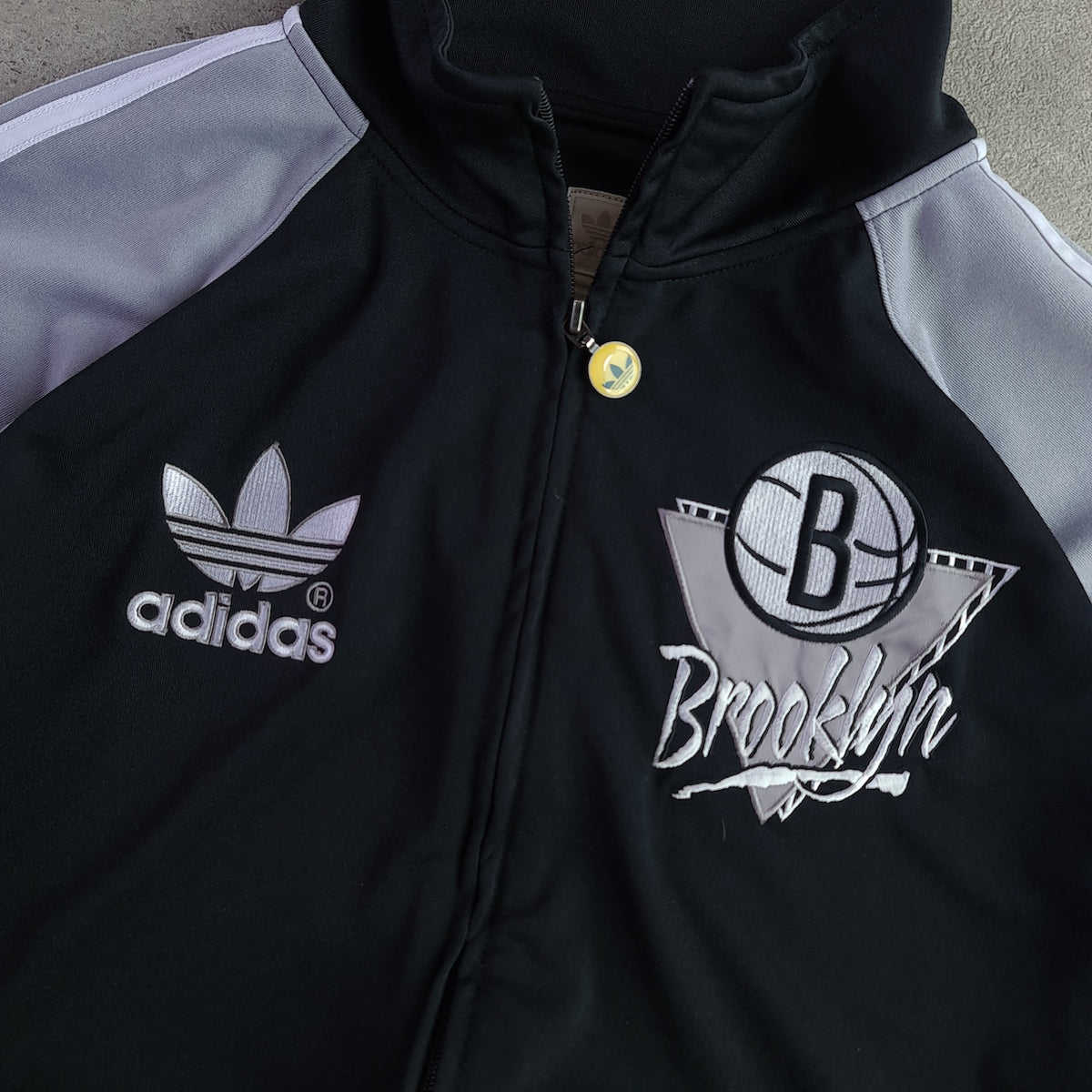 Y2K Adidas Brooklyn Nets NBA Track Jacket