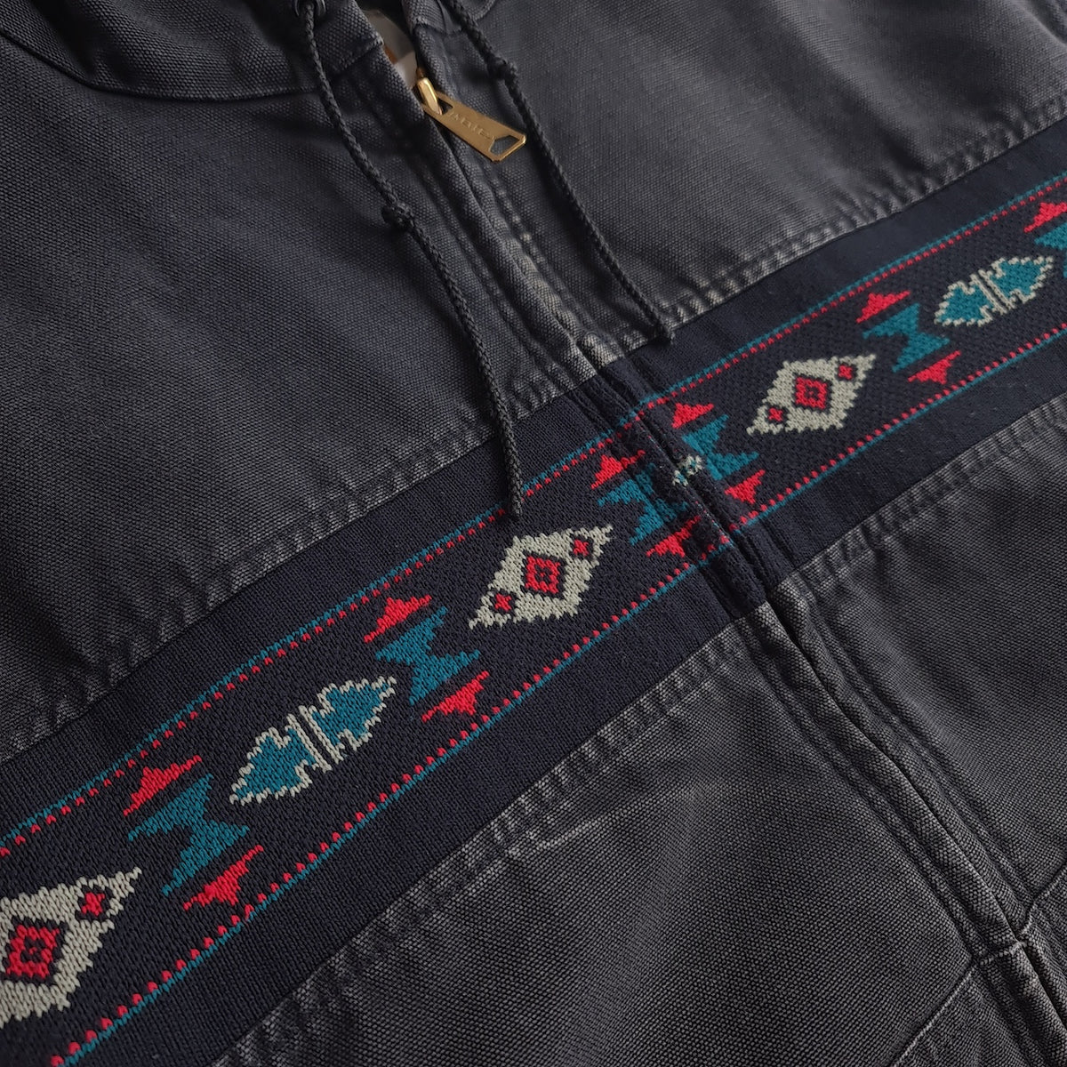 Vintage Carhartt Active Aztec Hooded Jacket