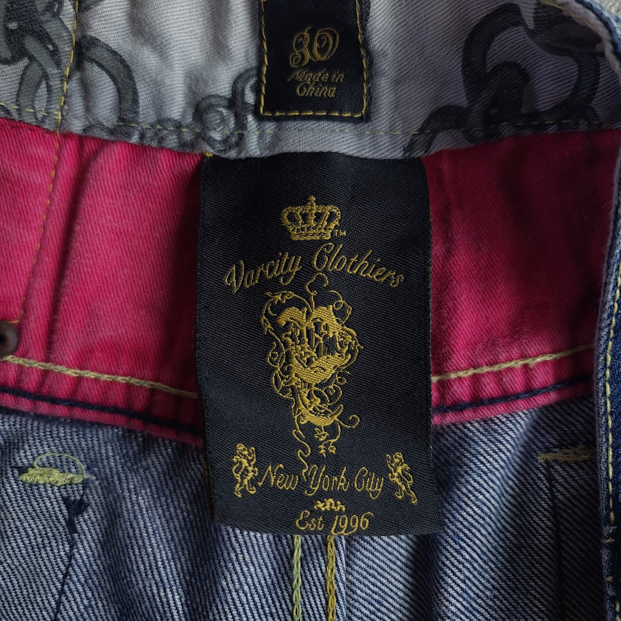 Y2K Varcity Clothiers Denim Jorts
