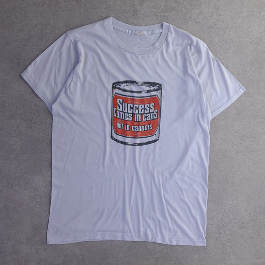 Vintage Success Comes in Cans Single Stitch T-Shirt