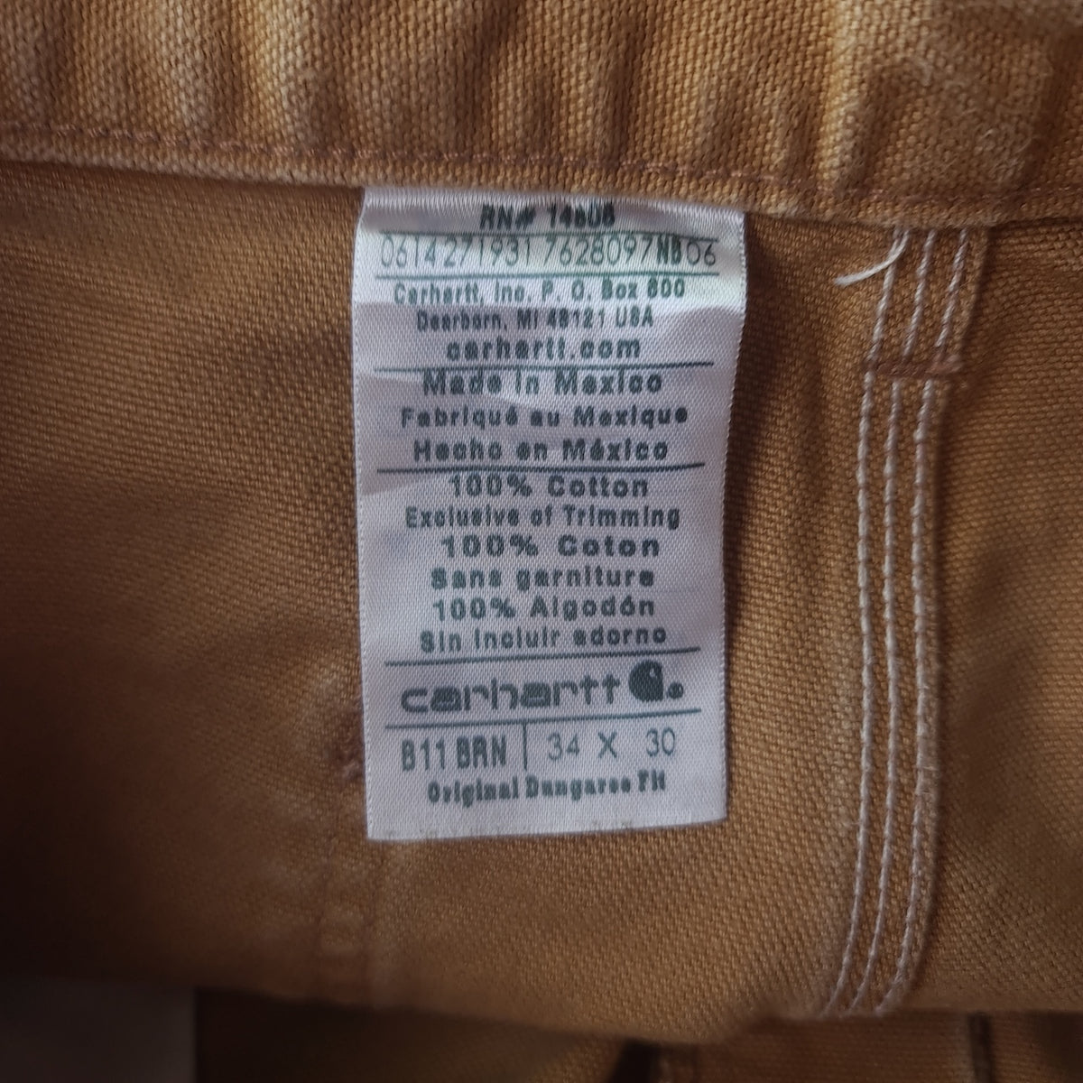 Carhartt Original Dungaree Fit Carpenter Pants