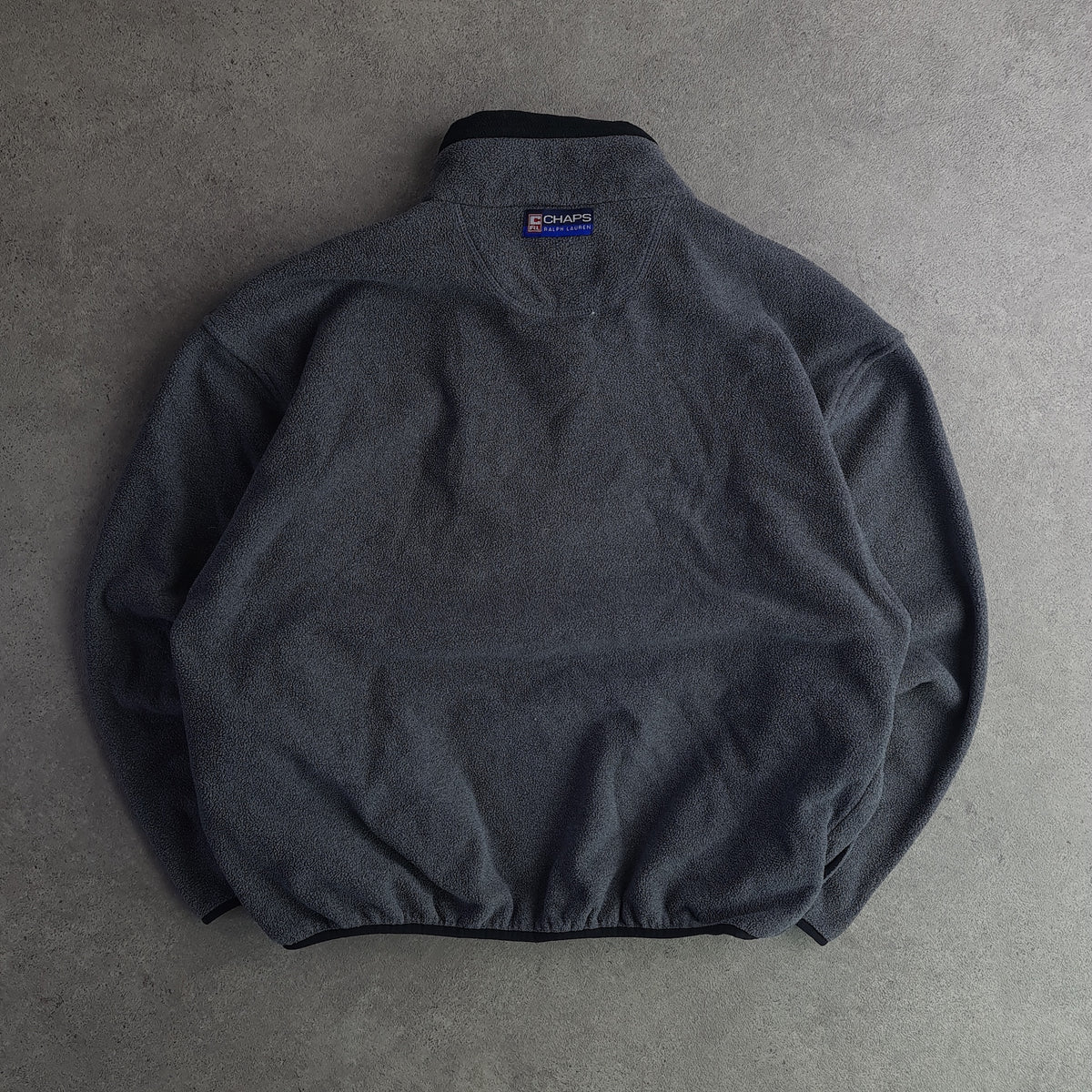 Vintage Ralph Lauren Chaps Spell Out Fleece Quarter Zip