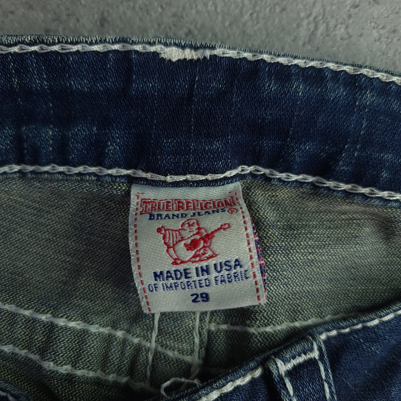 Y2K True Religion Rainbow Gina Low Rise Kick Flare Jeans