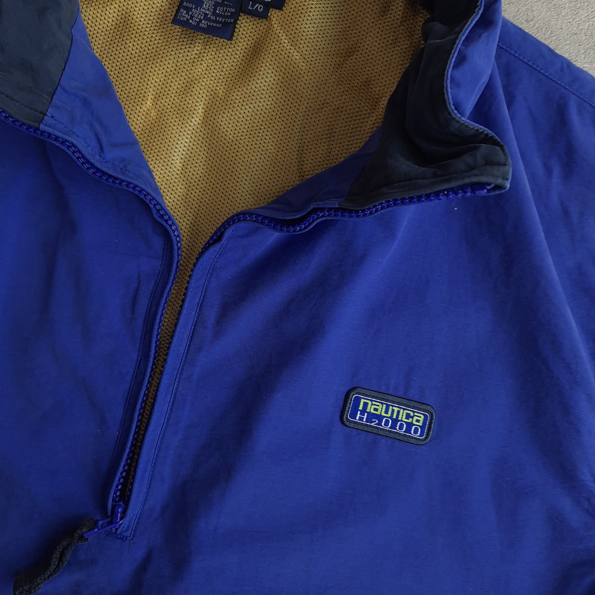 Vintage 90s Nautica Competition Half Zip Pullover Jacket