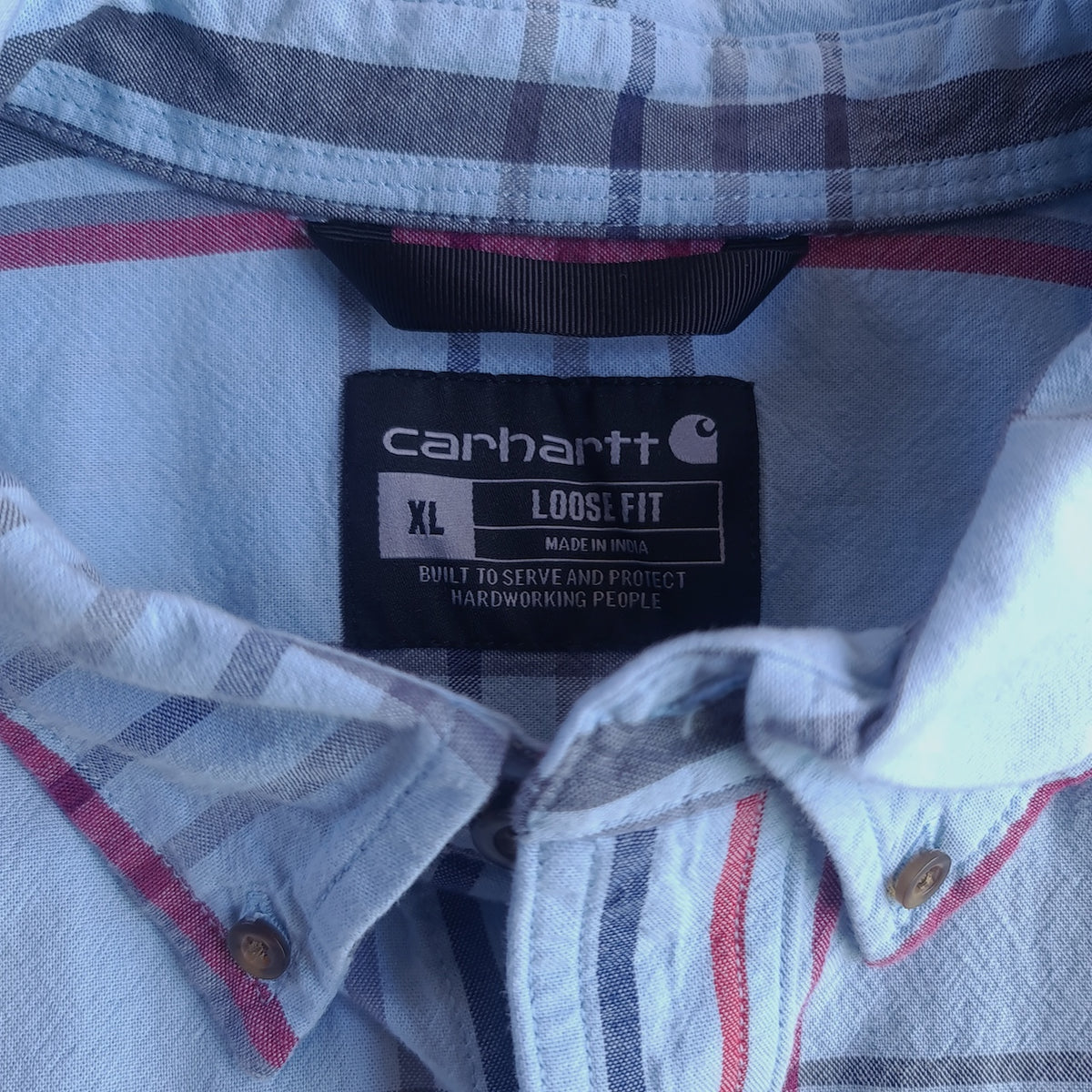 Carhartt Loose Fit Short Sleeve Check Shirt