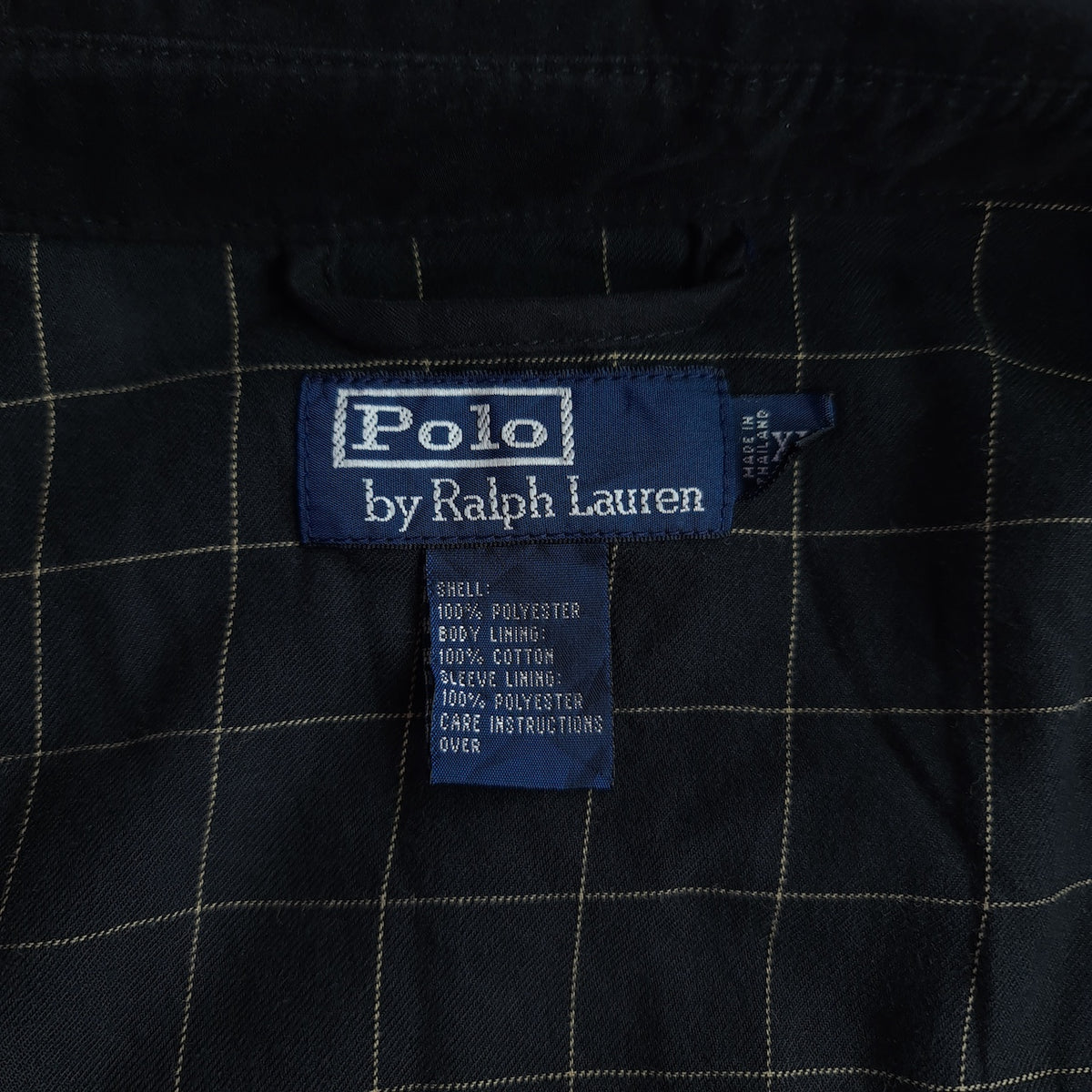 Y2K Polo Ralph Lauren Heavyweight Lined Bi-Swing Harrington Jacket