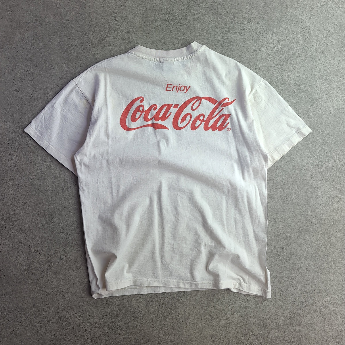 Vintage 90s Coca-Cola Bottle Back Print T-Shirt