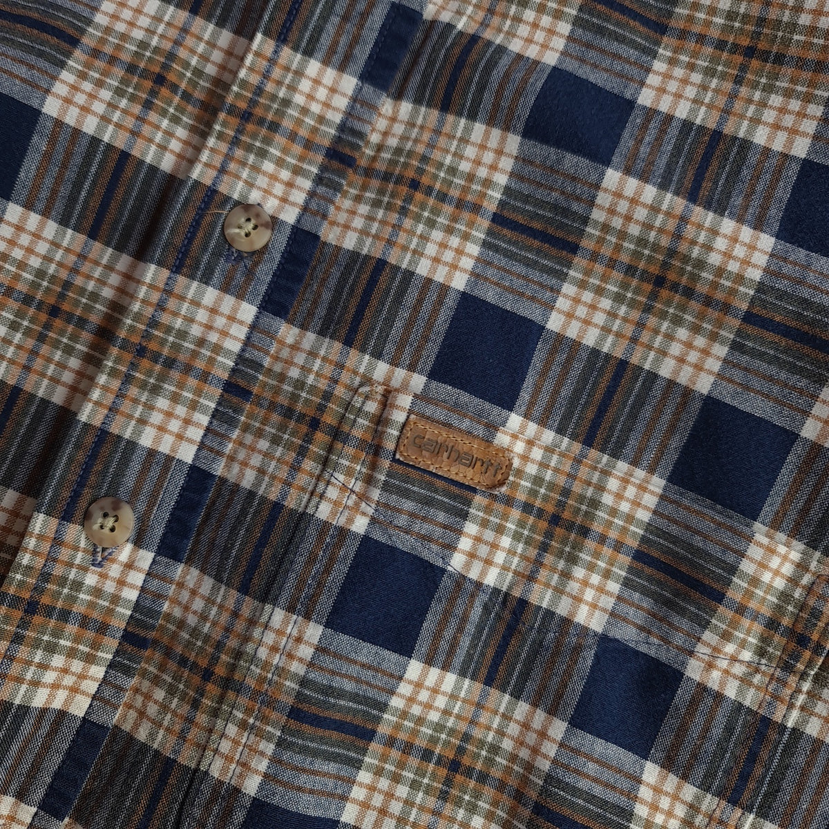 Carhartt Relaxed Fit Short Sleeve Plaid Shirt