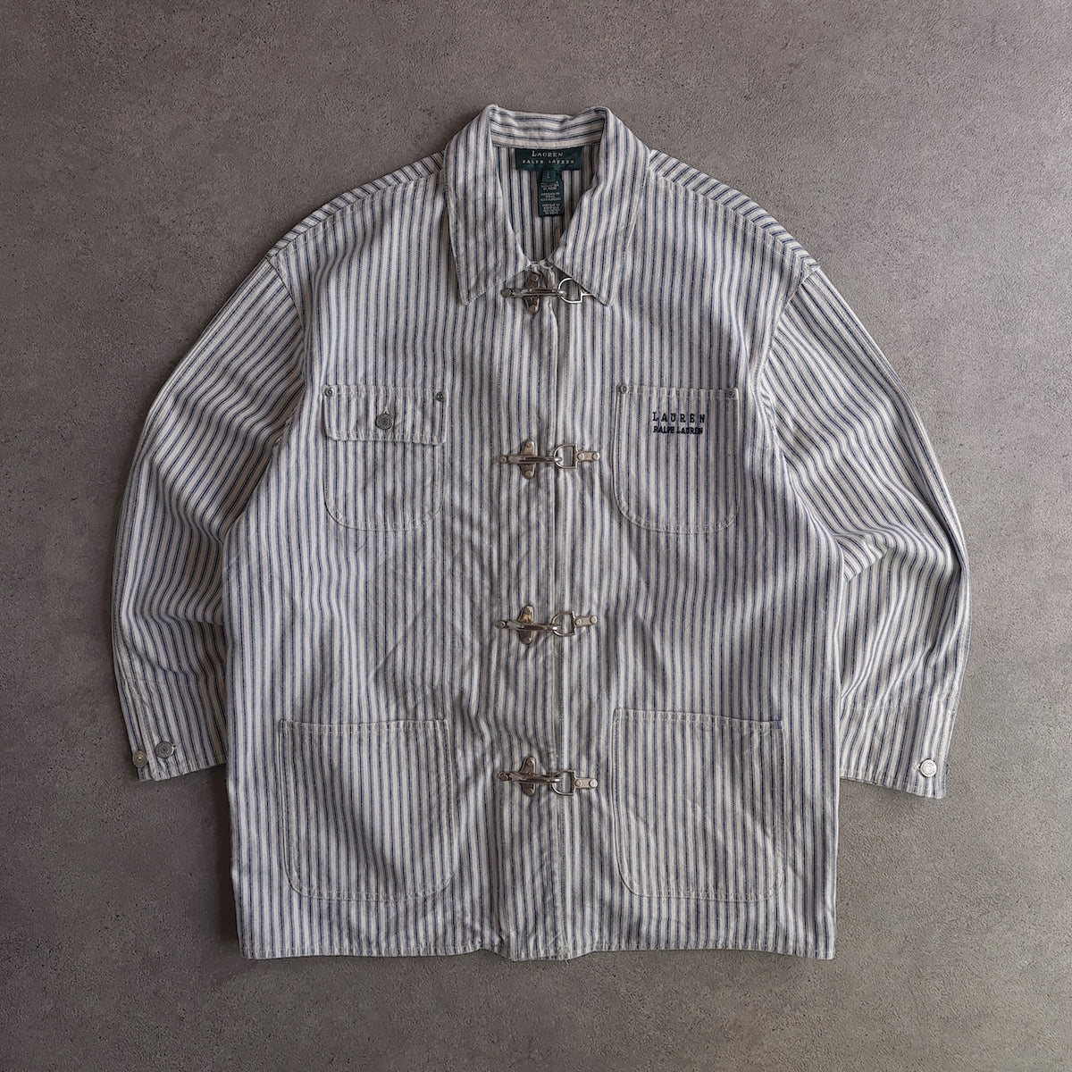 Ralph Lauren Long Sleeve Striped Buckled Shirt