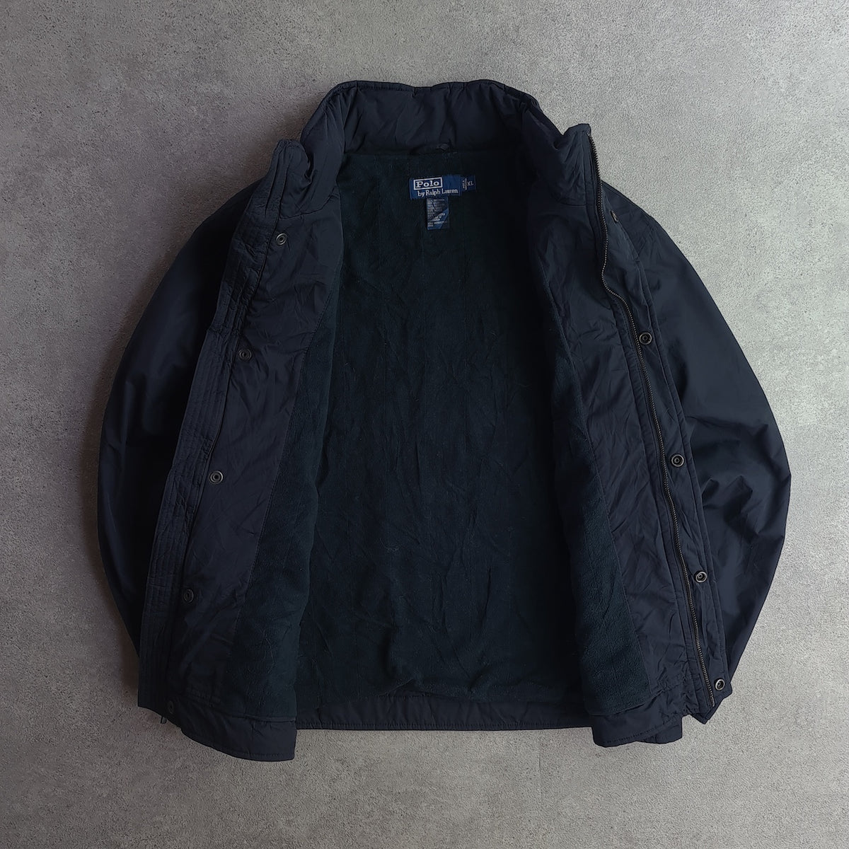 Y2K Polo Ralph Lauren Quilt Lined Packaway Hood Jacket