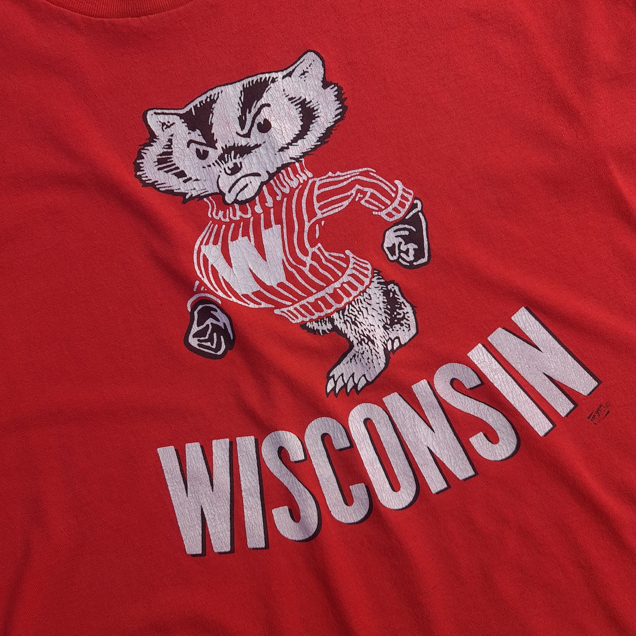Vintage Wisconsin Badgers Single Stitch T-Shirt