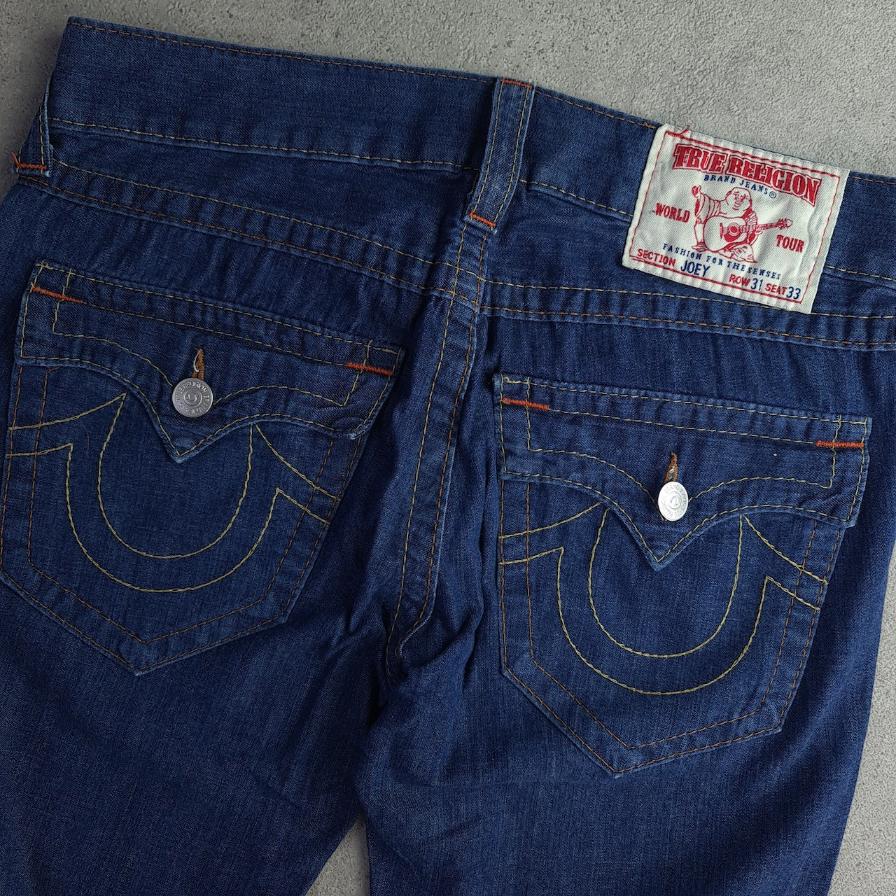 Y2K True Religion Joey Twist Flared Jeans