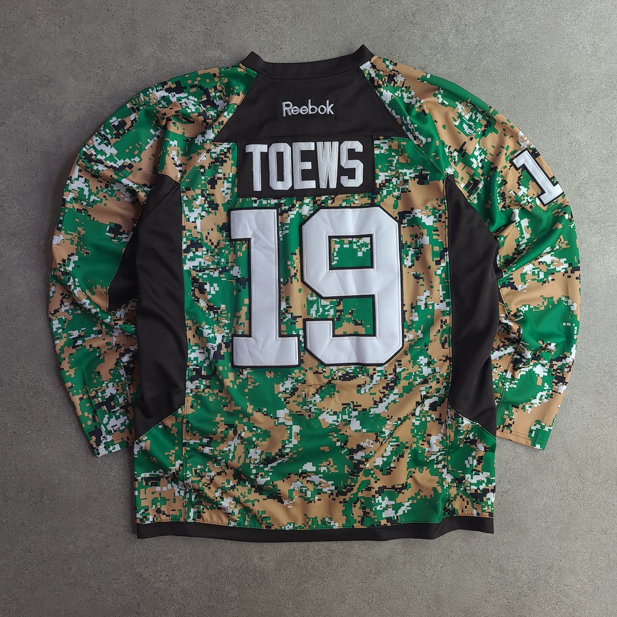 Chicago Blackhawks Digital Camo Reebok CCM NHL Jersey - Toews 19