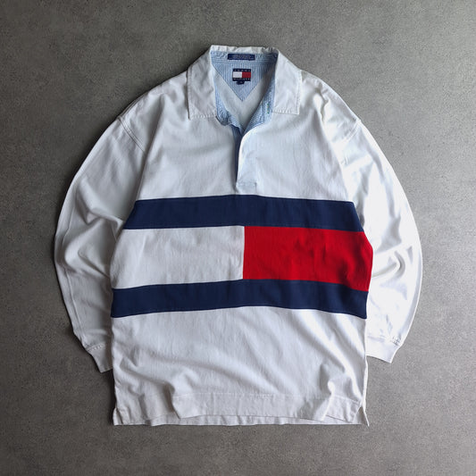 Vintage Tommy Hilfiger Flag Rugby Shirt