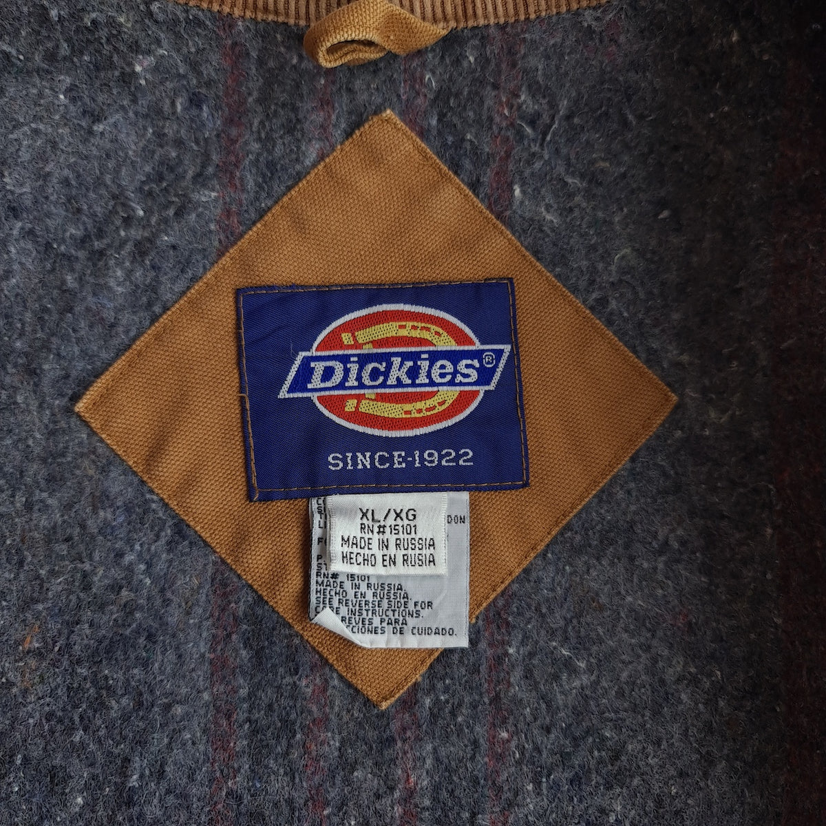 Dickies 7580 Distressed Blanket Lined Detroit Bomber Jacket
