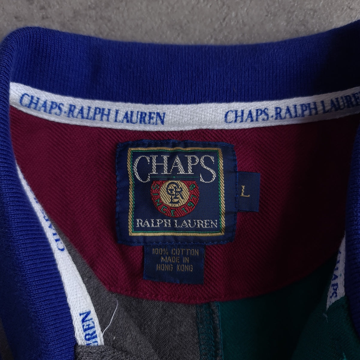 Chaps Ralph Lauren Long Sleeve Polo Shirt