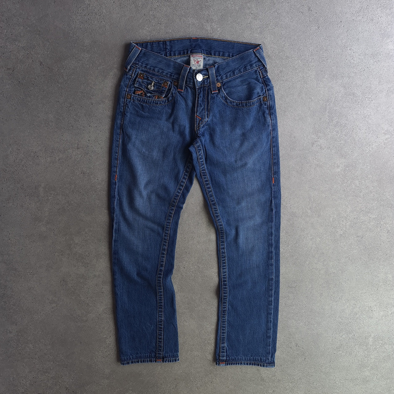 Y2K True Religion Section Straight Jeans