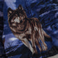 Vintage Trail Crest Wolf Fleece Jacket